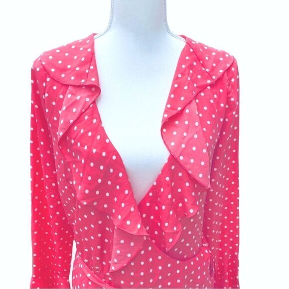 Cynthia Rowley Malibu Wrap Dress Size 10 - Picture 6 of 9